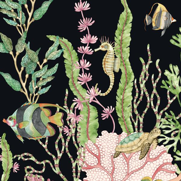 Sample - W4179-830 | Kravet Design, Multi Color Nautical - Kravet Wallpaper - W4179.830.0