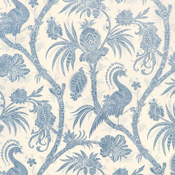 Purchase W4200-15 Kravet Design, Blue Animals - Kravet Wallpaper Wallpaper - W4200.15.0