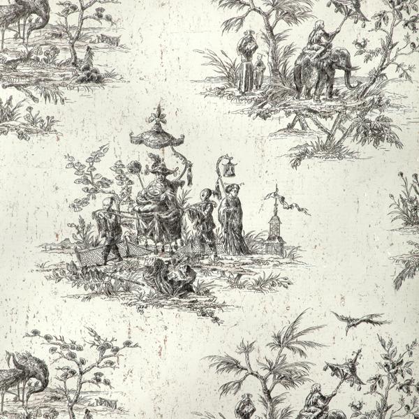 Purchase W4204-8 Kravet Design, Grey Toile - Kravet Wallpaper Wallpaper - W4204.8.0