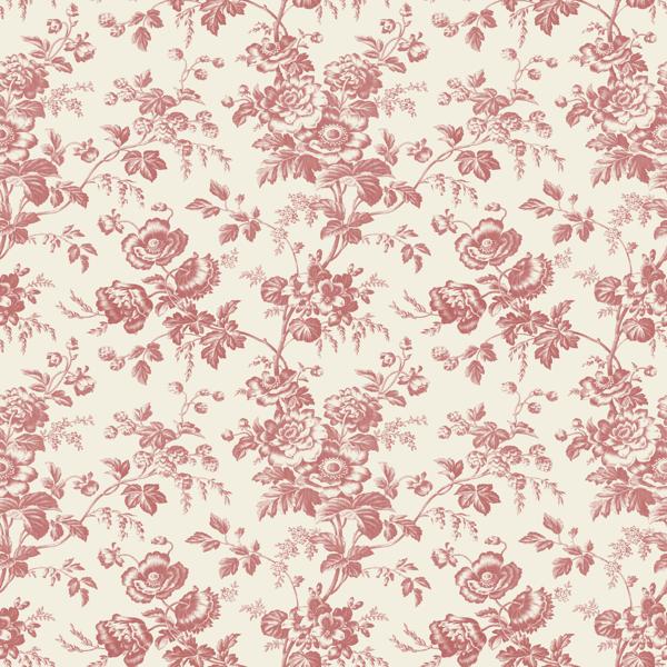 Sample - W4243-19 | Kravet Design, Pink Floral - Kravet Design Wallpaper - W4243.19.0