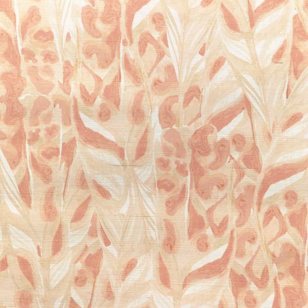 Sample - W4251-7 | Caspia Wp, Orange Botanical - Kravet Couture Wallpaper - W4251.7.0