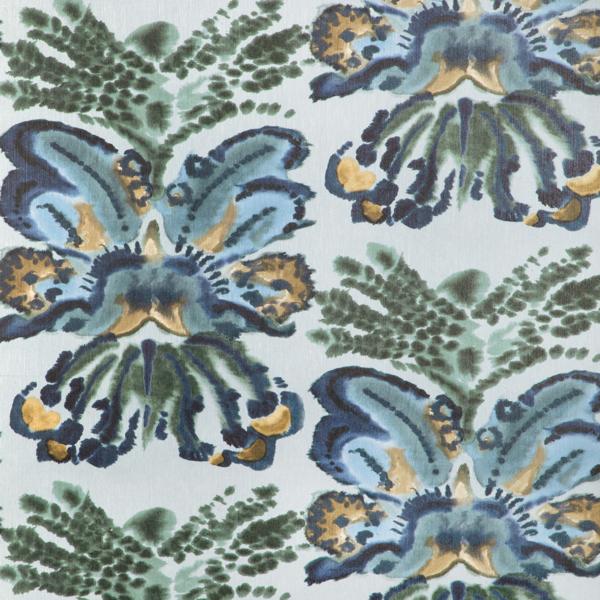 Sample - W4254-315 | Rorschach Wp, Blue Abstract - Kravet Couture Wallpaper - W4254.315.0