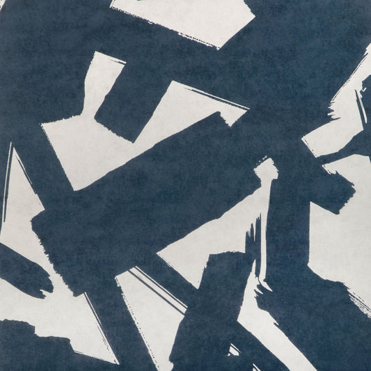 Purchase W4267-50 Bold Lines Wp, Indigo Abstract - Kravet Couture Wallpaper - W4267.50.0