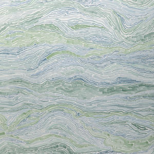 Sample - W4268-513 | Swami Wp, Green Abstract - Kravet Couture Wallpaper - W4268.513.0