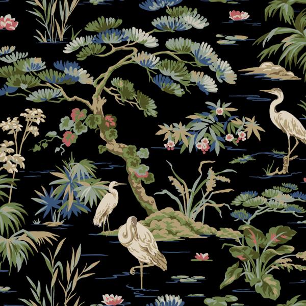 Sample - W4277-83 | Kravet Design, Multi Color Botanical - Kravet Design Wallpaper - W4277.83.0