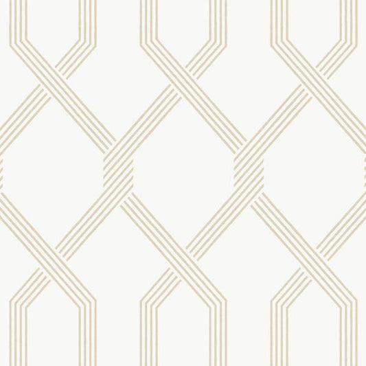Purchase W4279-116 Kravet Design, Neutral Trellis - Kravet Design Wallpaper - W4279.116.0