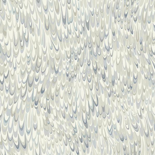 Sample - W4282-511 | Kravet Design, Blue Abstract - Kravet Design Wallpaper - W4282.511.0