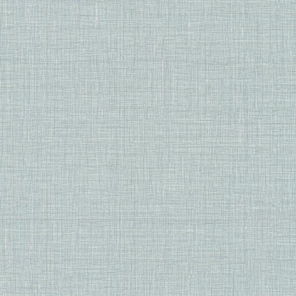 Sample - W4283-15 | Kravet Design, Blue Solid - Kravet Design Wallpaper - W4283.15.0