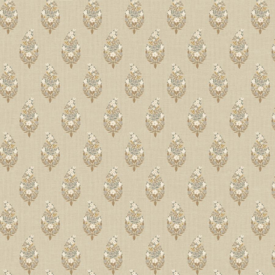 Sample - W4294-416 | Kravet Design, Yellow Paisley - Kravet Design Wallpaper - W4294.416.0