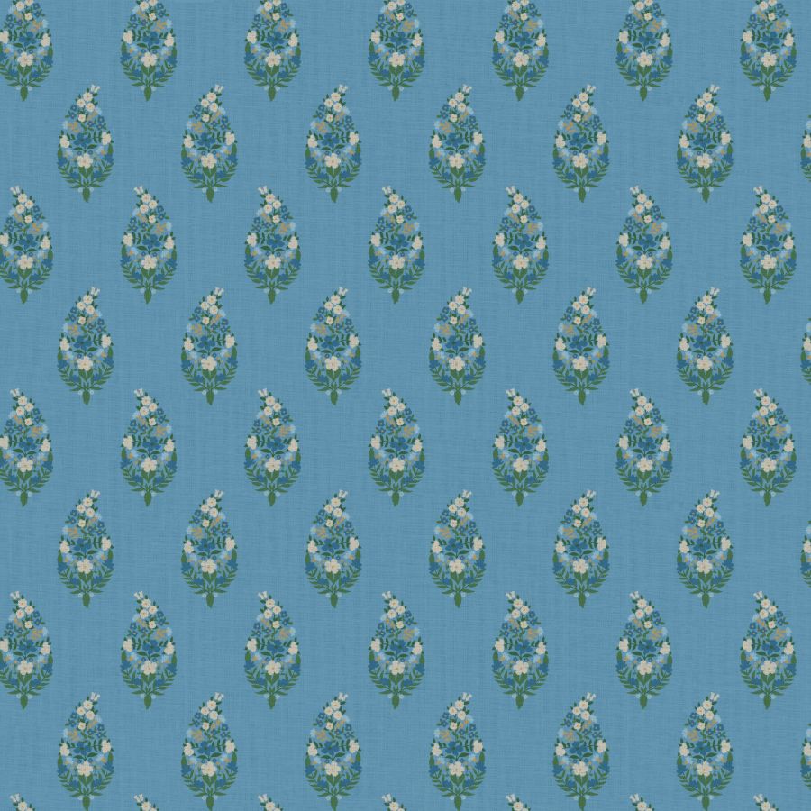 Sample - W4294-53 | Kravet Design, Green Paisley - Kravet Design Wallpaper - W4294.53.0