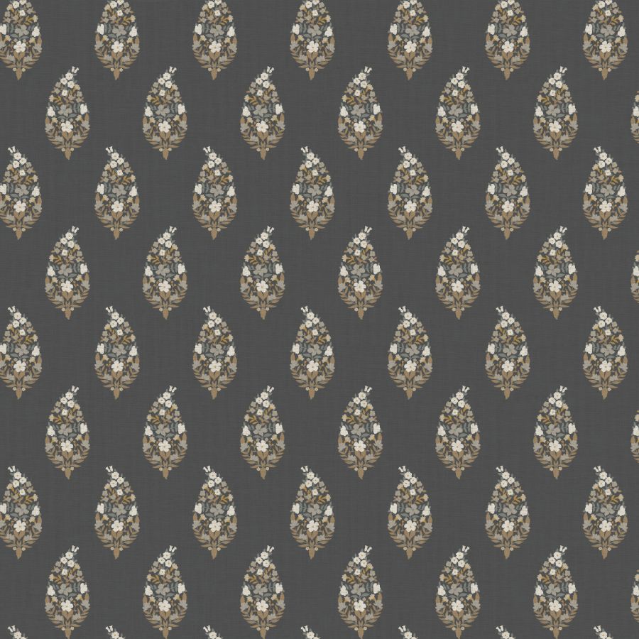 Sample - W4294-840 | Kravet Design, Gold Paisley - Kravet Design Wallpaper - W4294.840.0