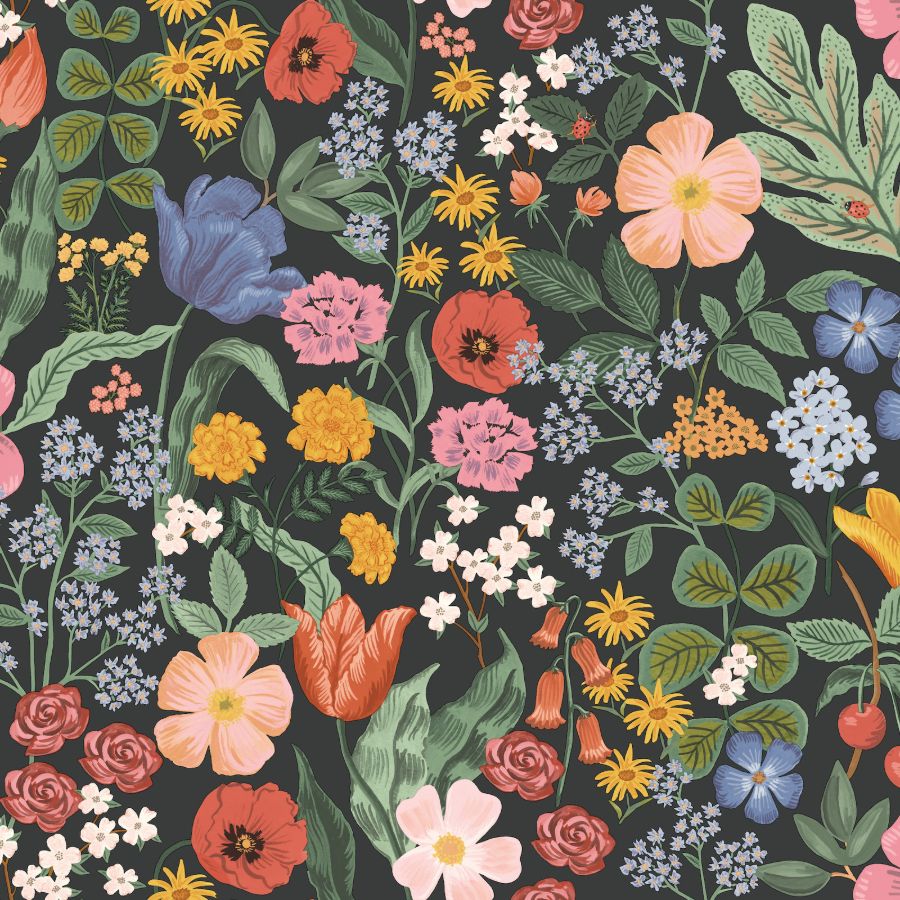 Sample - W4296-817 | Kravet Design, Pink Floral - Kravet Design Wallpaper - W4296.817.0