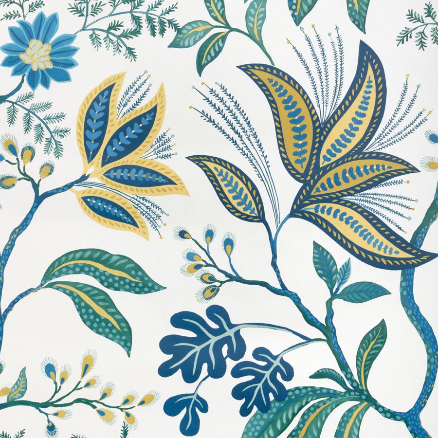 Purchase W4327-315 Kravet Design, Green Botanical - Kravet Design Wallpaper - W4327.315.0