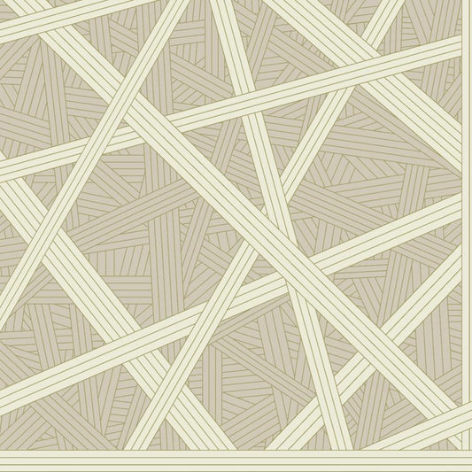Purchase W4347-106 Nastri Wp, Grey Geometric - Kravet Couture Wallpaper - W4347.106.0