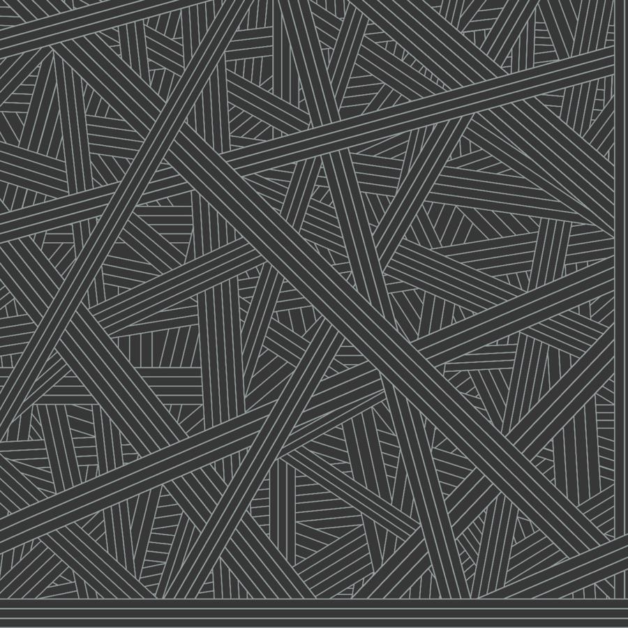 Purchase W4347-8 Nastri Wp, Black Geometric - Kravet Couture Wallpaper - W4347.8.0