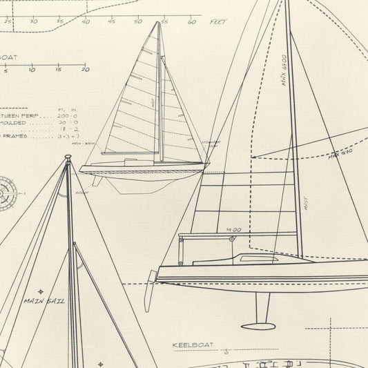 Purchase W4359-21 Kravet Design, Black Nautical - Kravet Design Wallpaper - W4359.21.0
