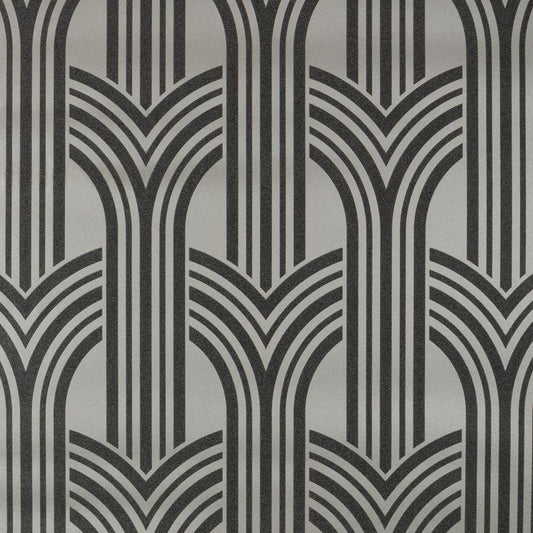 Purchase W4373-21 Kravet Design, Grey Geometric - Kravet Design Wallpaper - W4373.21.0