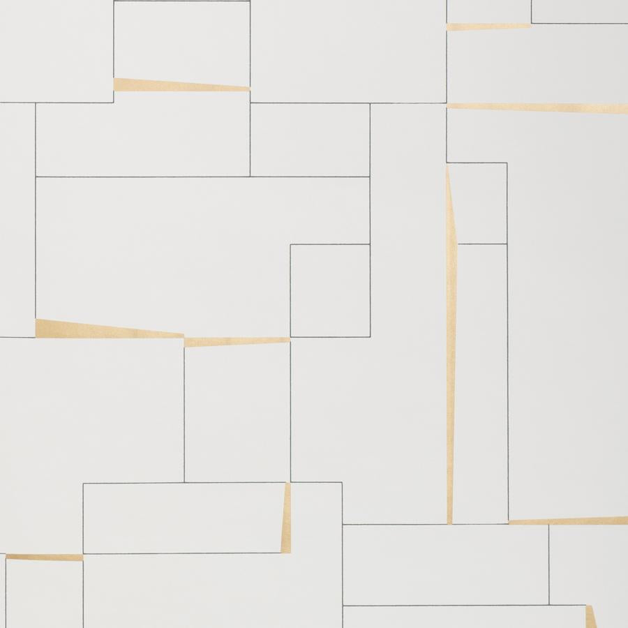 Purchase W4397-416 Counterculture, Gold Abstract - Kravet Couture Wallpaper - W4397.416.0