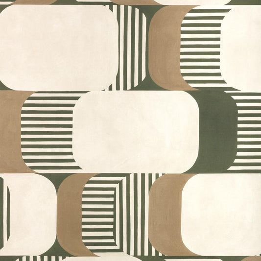 Purchase W4398-34 Good Vibes, Green Abstract - Kravet Couture Wallpaper - W4398.34.0