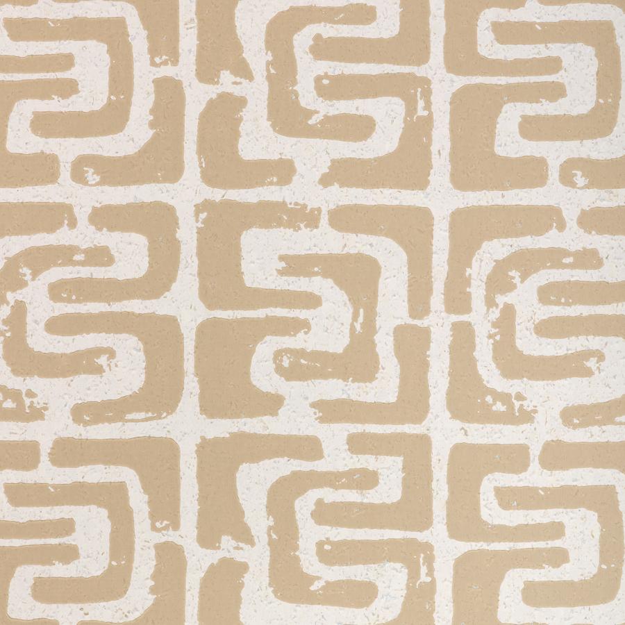 Purchase W4403-161 Oui Bloc Due, Beige Abstract - Kravet Couture Wallpaper - W4403.161.0