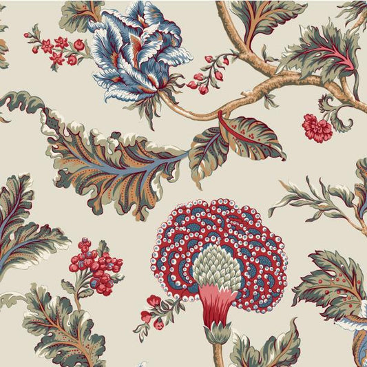 Purchase W4406-195 Kravet Design, Multi Color Floral - Kravet Design Wallpaper - W4406.195.0