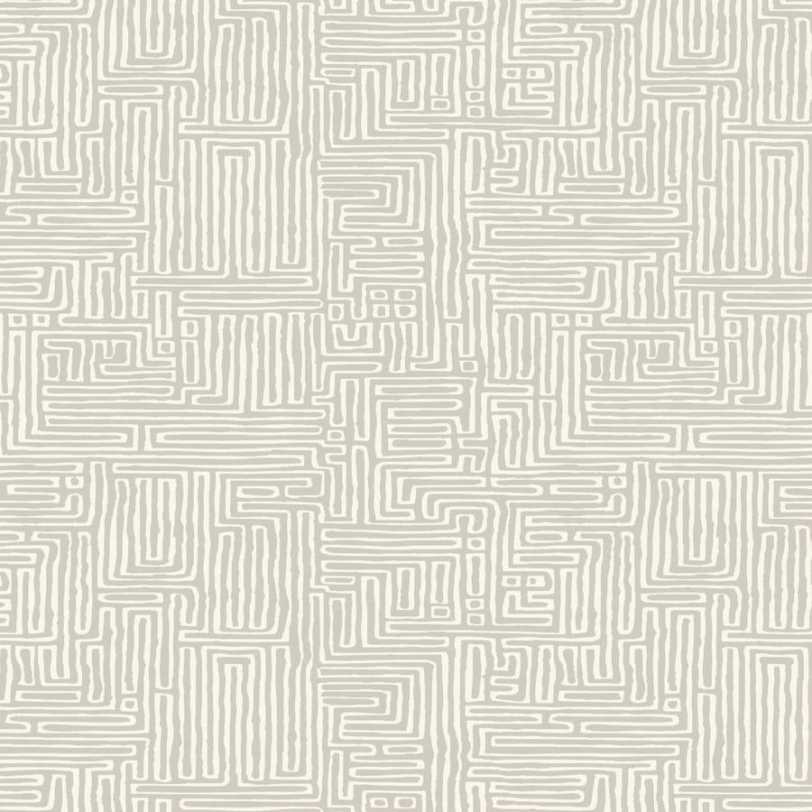 Purchase W4410-11 Kravet Design, Grey Geometric - Kravet Design Wallpaper - W4410.11.0