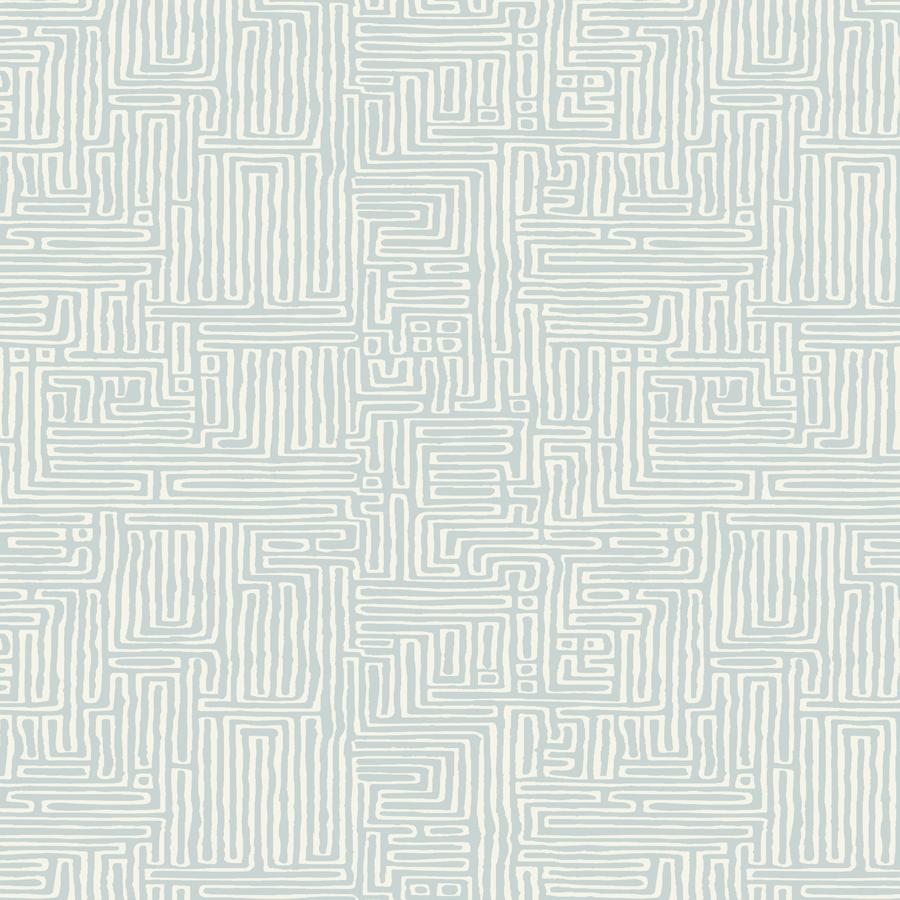 Purchase W4410-15 Kravet Design, Blue Geometric - Kravet Design Wallpaper - W4410.15.0