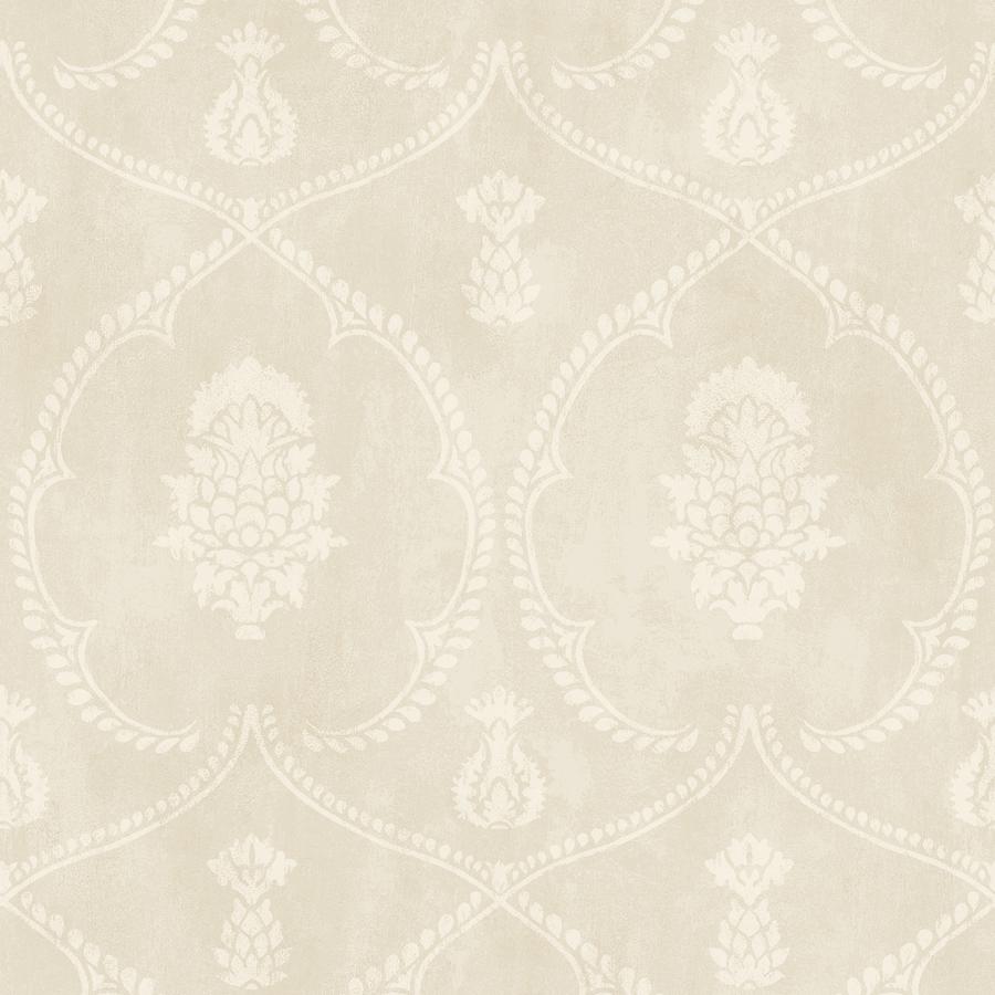 Purchase W4414-16 Kravet Design, Beige Damask - Kravet Design Wallpaper - W4414.16.0