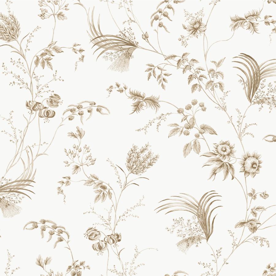 Purchase W4415-106 Kravet Design, Beige Botanical - Kravet Design Wallpaper - W4415.106.0