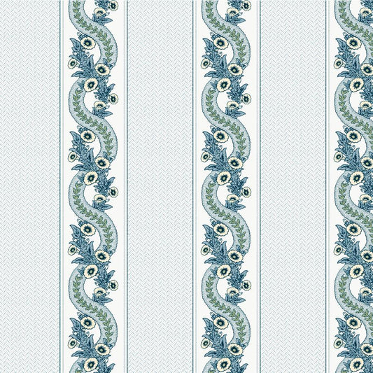 Purchase W4417-315 Kravet Design, Blue Stripes - Kravet Design Wallpaper - W4417.315.0