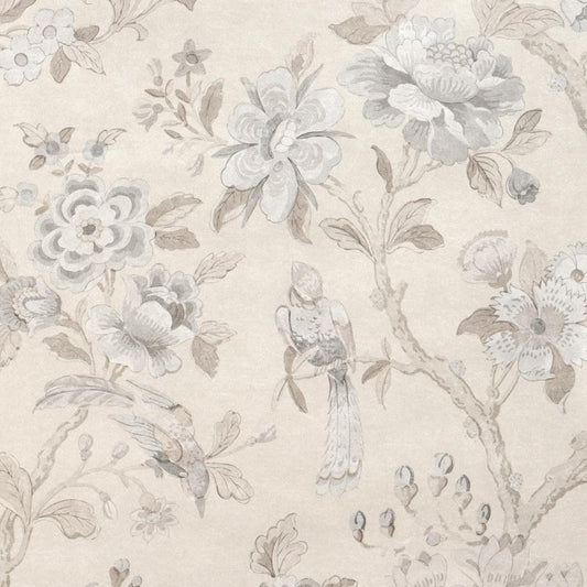 Purchase W4421-106 Symphony Mica Wp, Neutral Floral - Kravet Couture Wallpaper - W4421.106.0