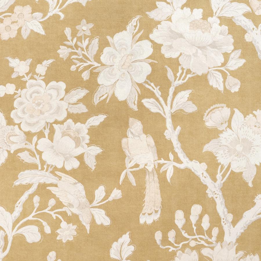 Purchase W4421-4 Symphony Mica Wp, Gold Floral - Kravet Couture Wallpaper - W4421.4.0