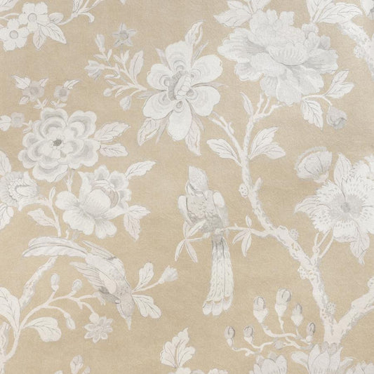Purchase W4421-411 Symphony Mica Wp, Beige Floral - Kravet Couture Wallpaper - W4421.411.0