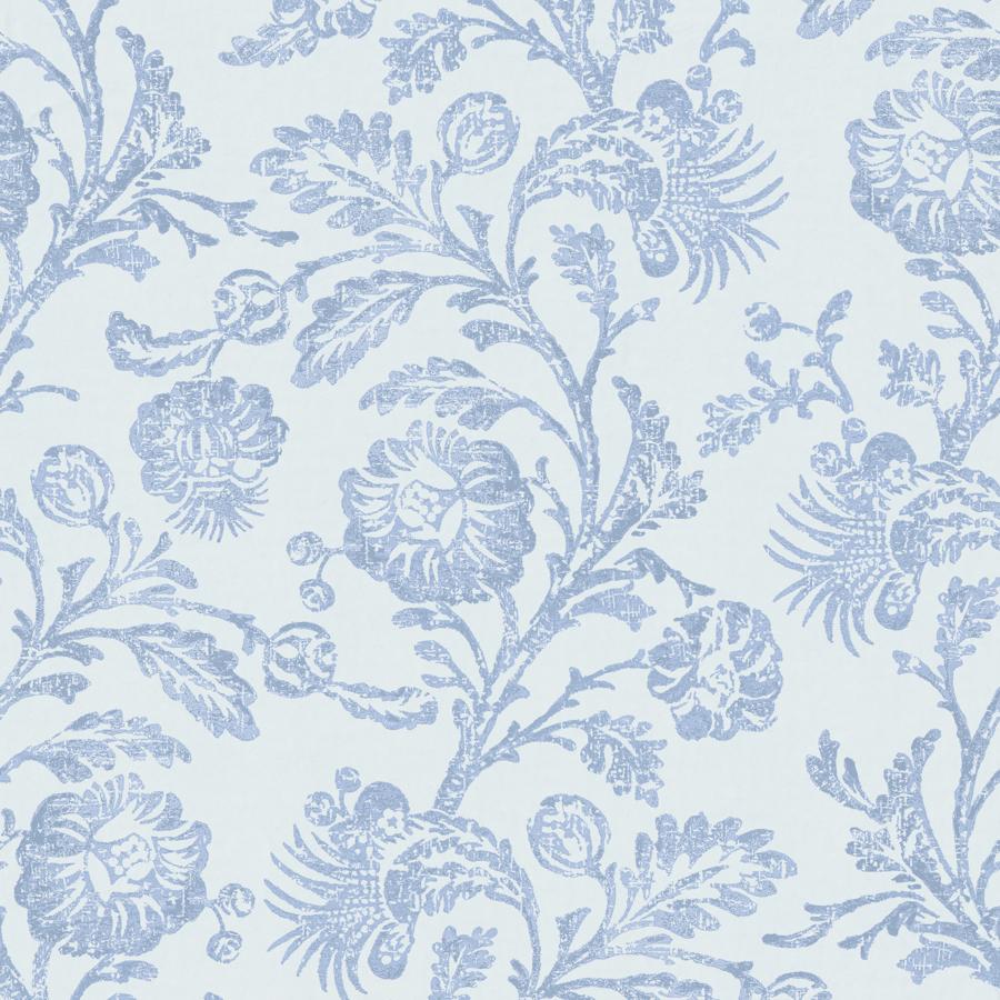 Purchase W4439-15 Eunice Vine Wp, Blue Bay - Kravet Couture Wallpaper - W4439.15.0