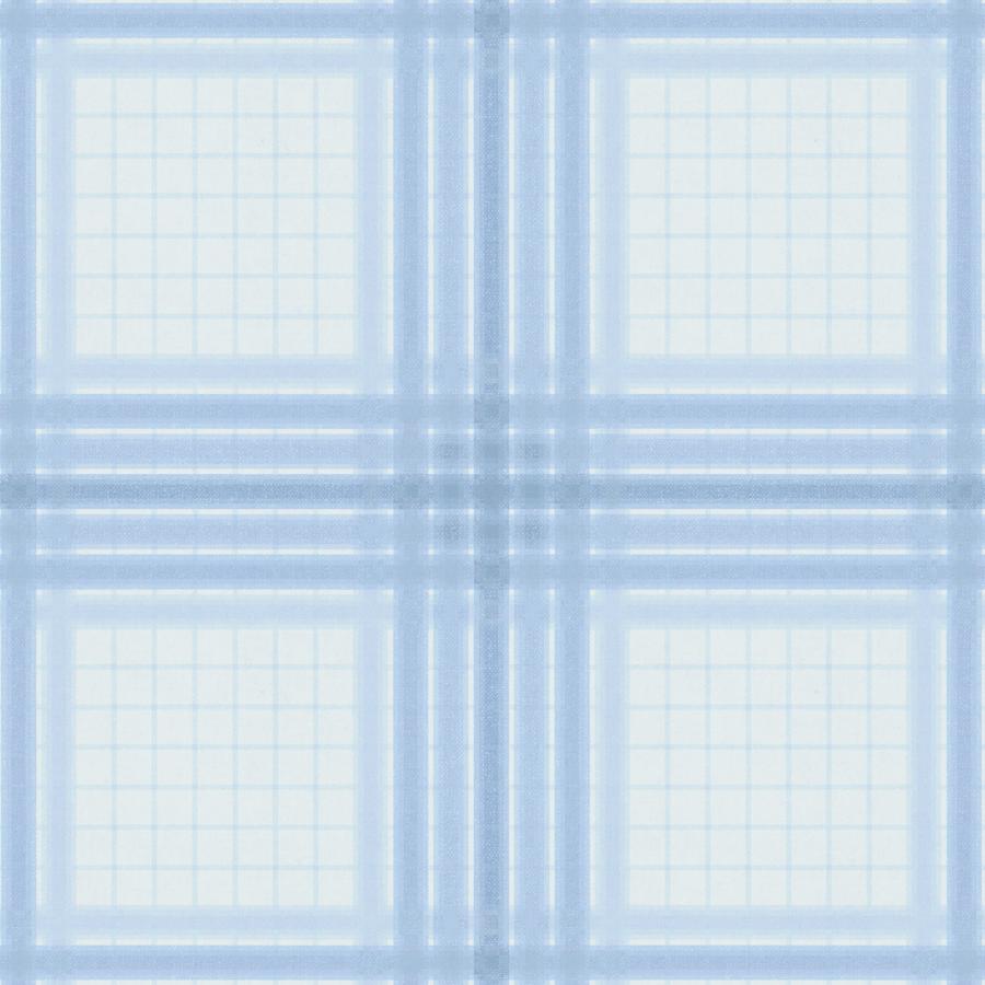 Purchase W4441-15 Wayland Plaid Wp, Blue Bay - Kravet Couture Wallpaper - W4441.15.0