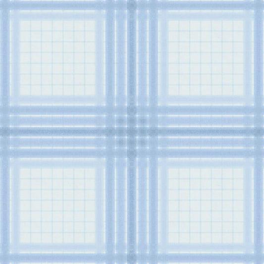 Purchase W4441-15 Wayland Plaid Wp, Blue Bay - Kravet Couture Wallpaper - W4441.15.0