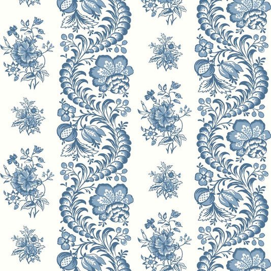 Purchase W4481-5 Kravet Design, Blue Stripes - Kravet Design Wallpaper - W4481.5.0