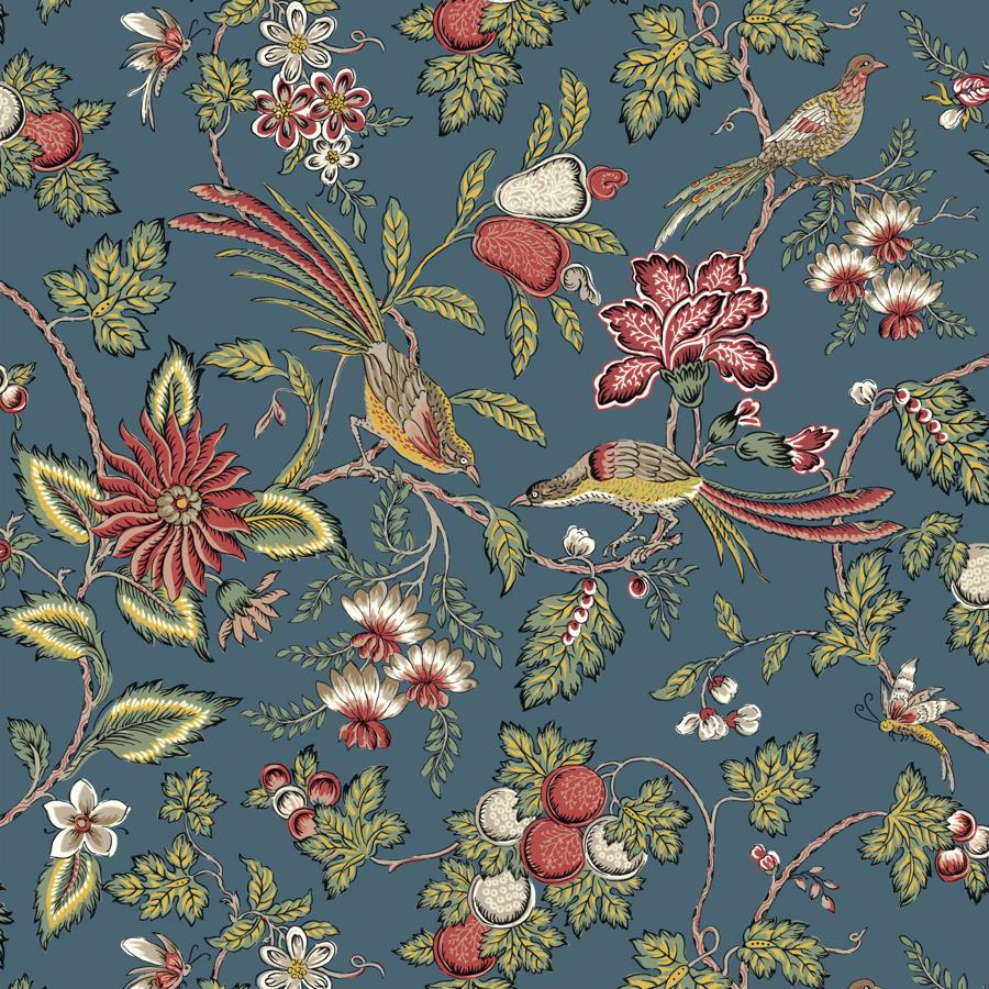 Purchase W4482-50 Kravet Design, Blue Chinoiserie - Kravet Design Wallpaper - W4482.50.0