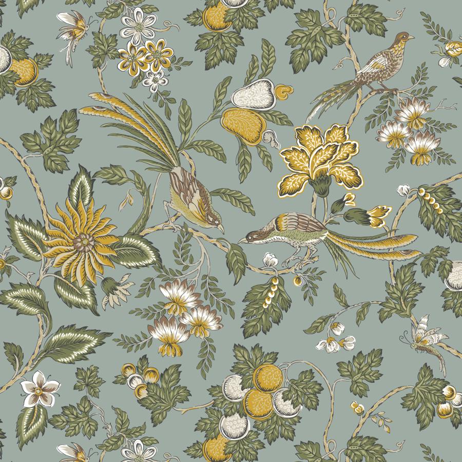 Purchase W4482-5 Kravet Design, Blue Chinoiserie - Kravet Design Wallpaper - W4482.5.0