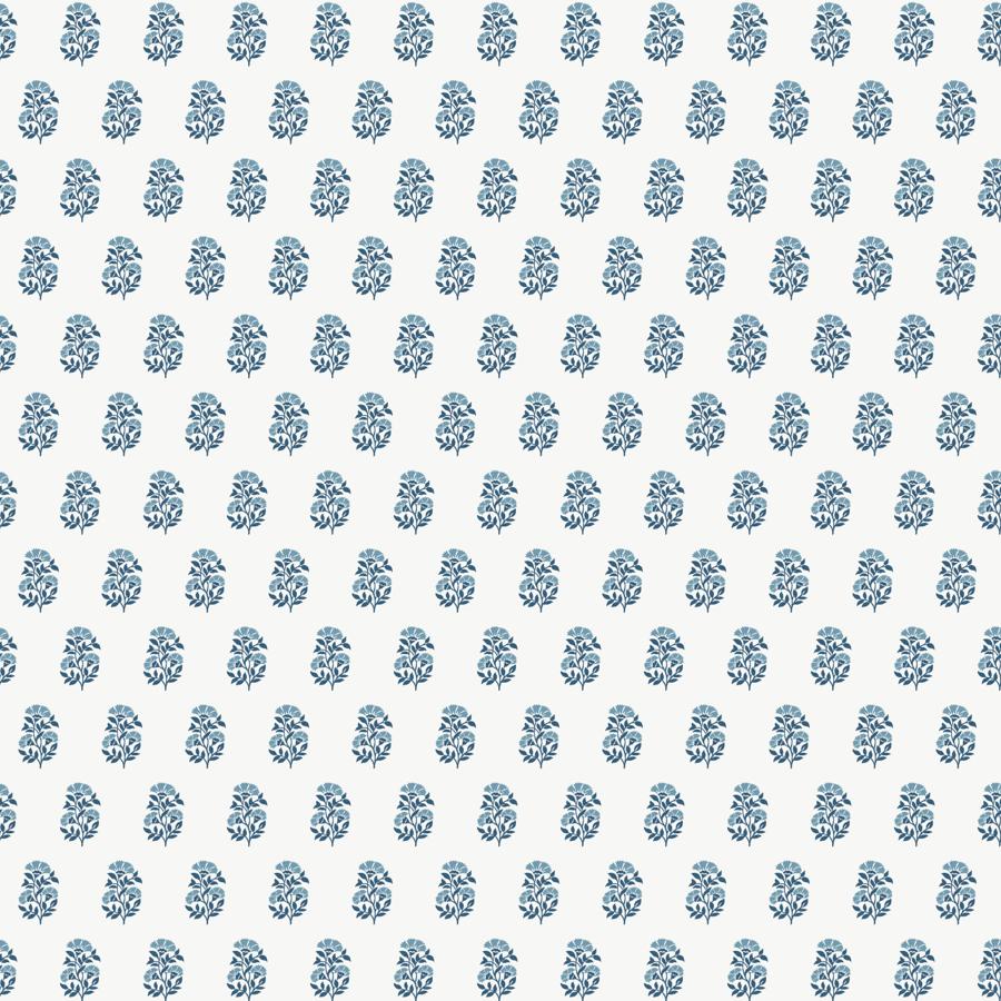 Purchase W4489-5 Kravet Design, Blue Botanical - Kravet Design Wallpaper - W4489.5.0