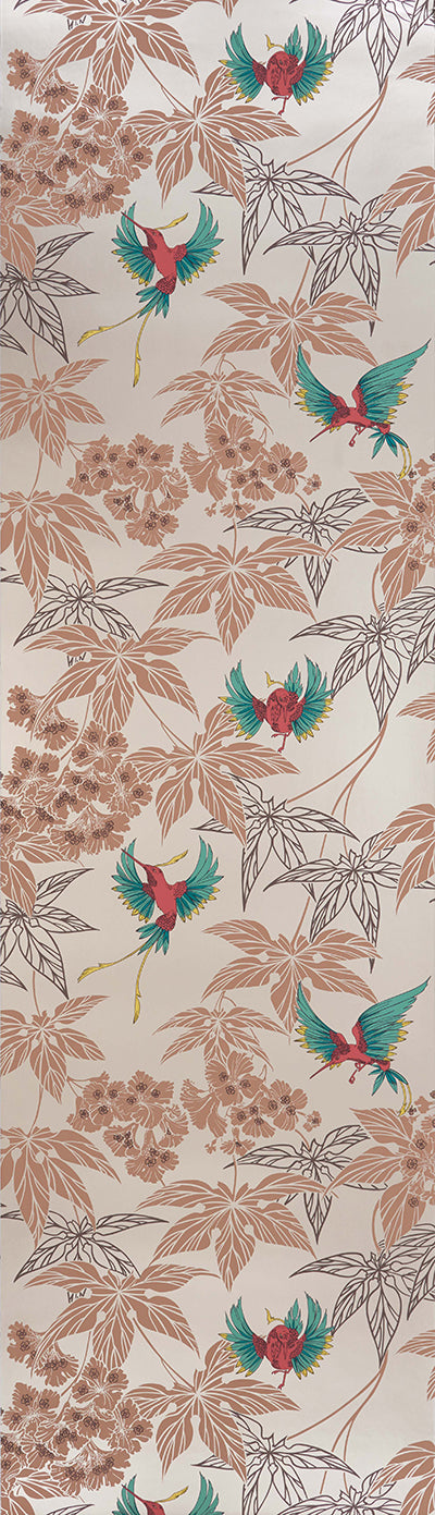 Purchase Item W5603-08 pattern name & colorFolium Grove Garden Copper/Brick Red Osborne & Little Wallpaper