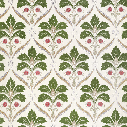 View Thibaut Fabric Item# W710508 Pattern Name Kendall Damask Embroidery From The Collection Boxwood Fabric Book. 