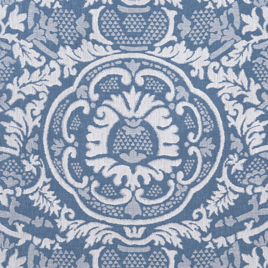 Purchase Thibaut Fabric Pattern# W710837 pattern name Earl Damask color Blue
