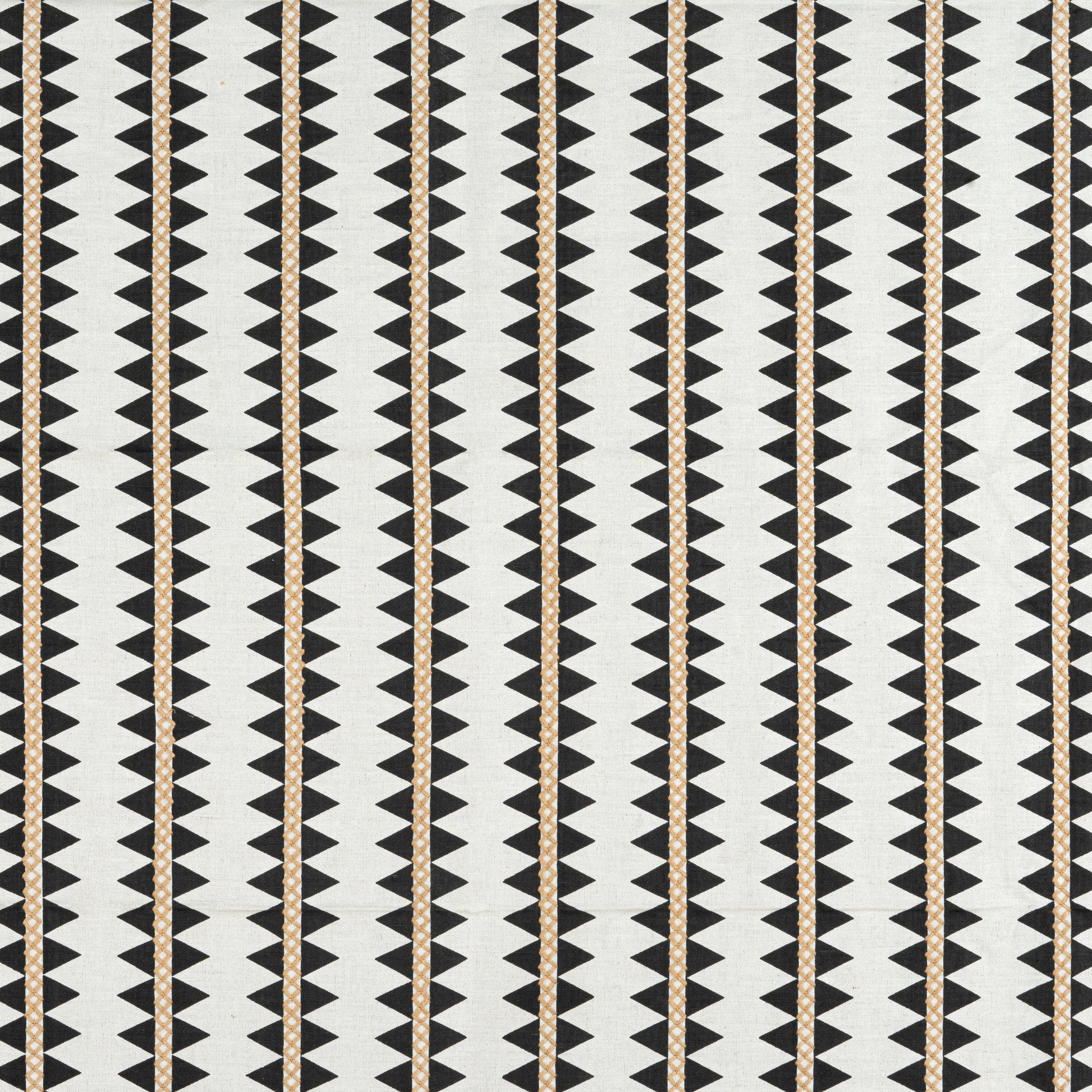 Purchase Thibaut Fabric Pattern# W713240 pattern name Reno Stripe Embroidery color Black