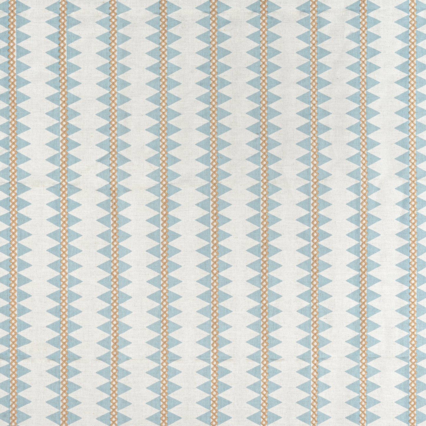 Purchase Thibaut Fabric Product# W713241 pattern name Reno Stripe Embroidery color Spa Blue