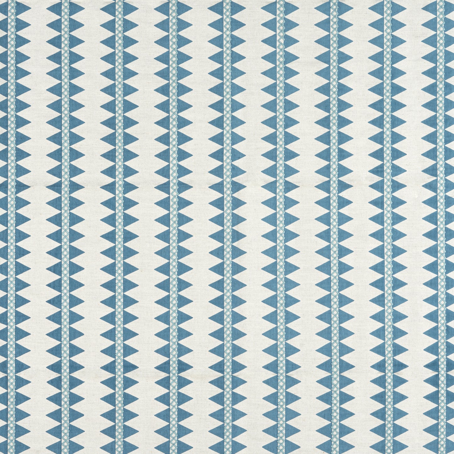 Purchase Thibaut Fabric SKU# W713243 pattern name Reno Stripe Embroidery color Teal