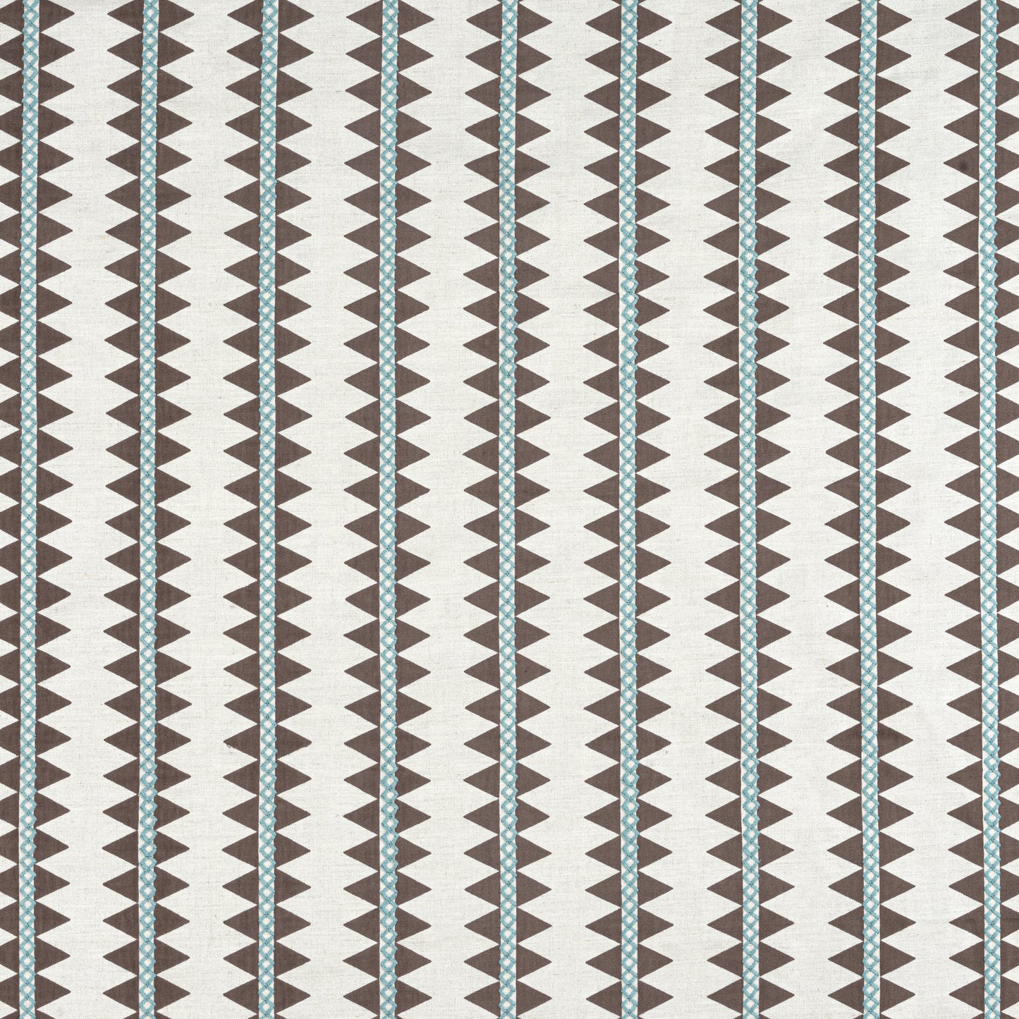 Purchase Thibaut Fabric SKU W713246 pattern name Reno Stripe Embroidery color Brown