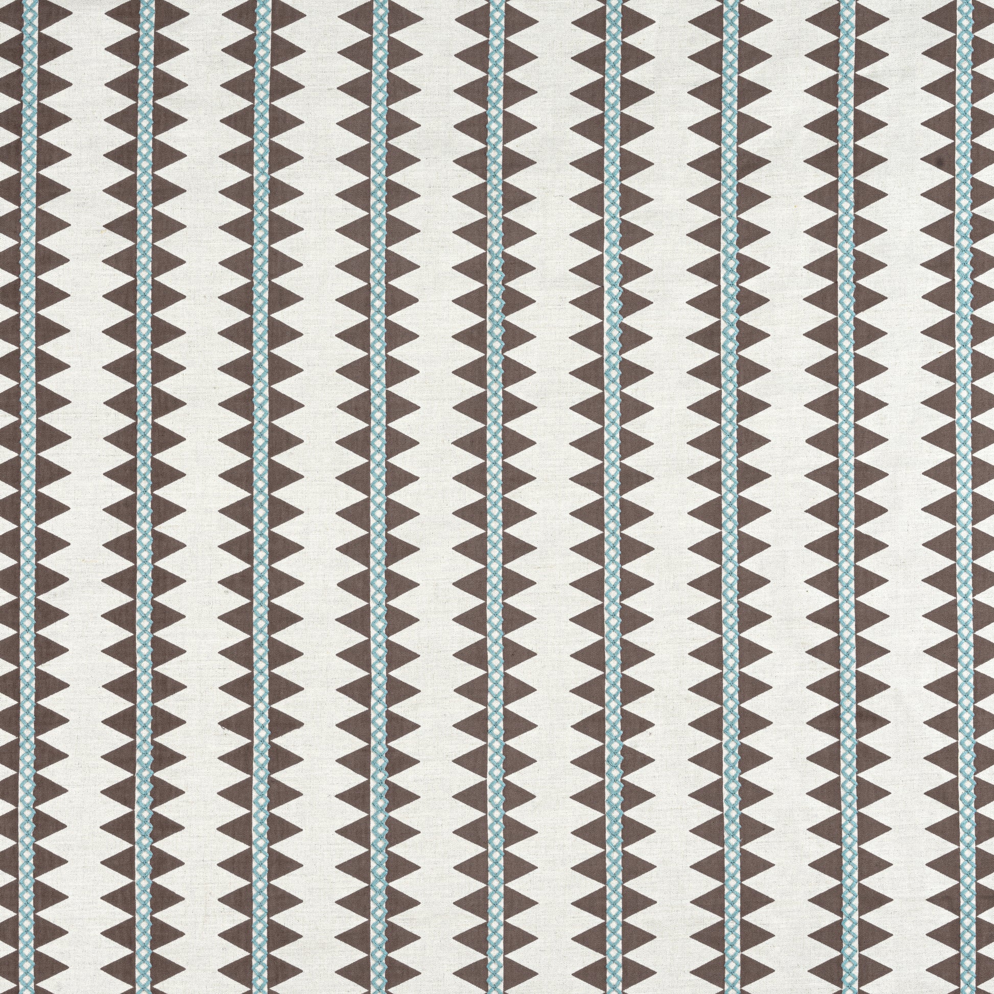 Purchase Thibaut Fabric SKU W713246 pattern name Reno Stripe Embroidery color Brown