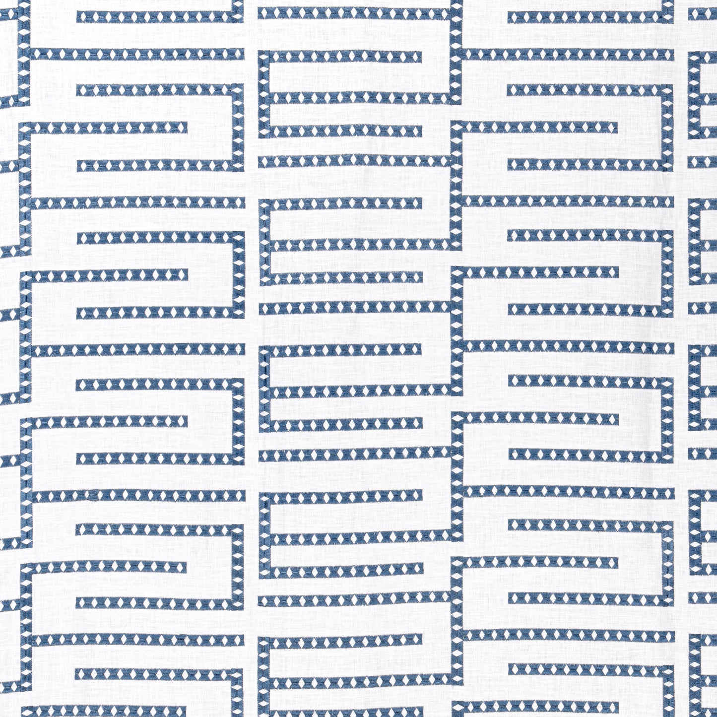 Purchase Thibaut Fabric Item# W713627 pattern name Architect Embroidery color Blue