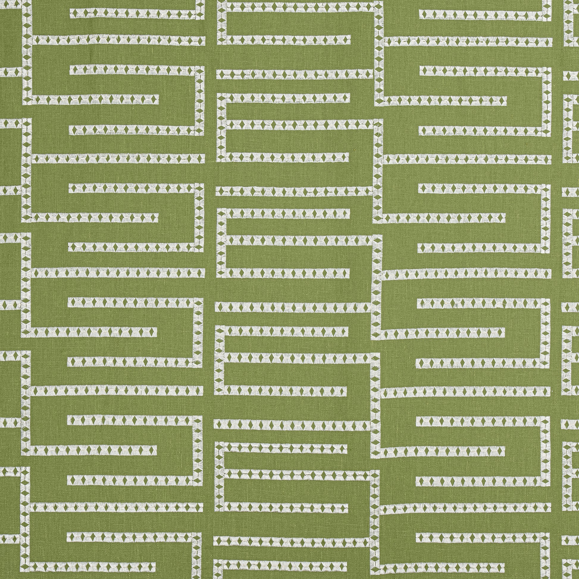 Purchase Thibaut Fabric Product# W713630 pattern name Architect Embroidery color Sage